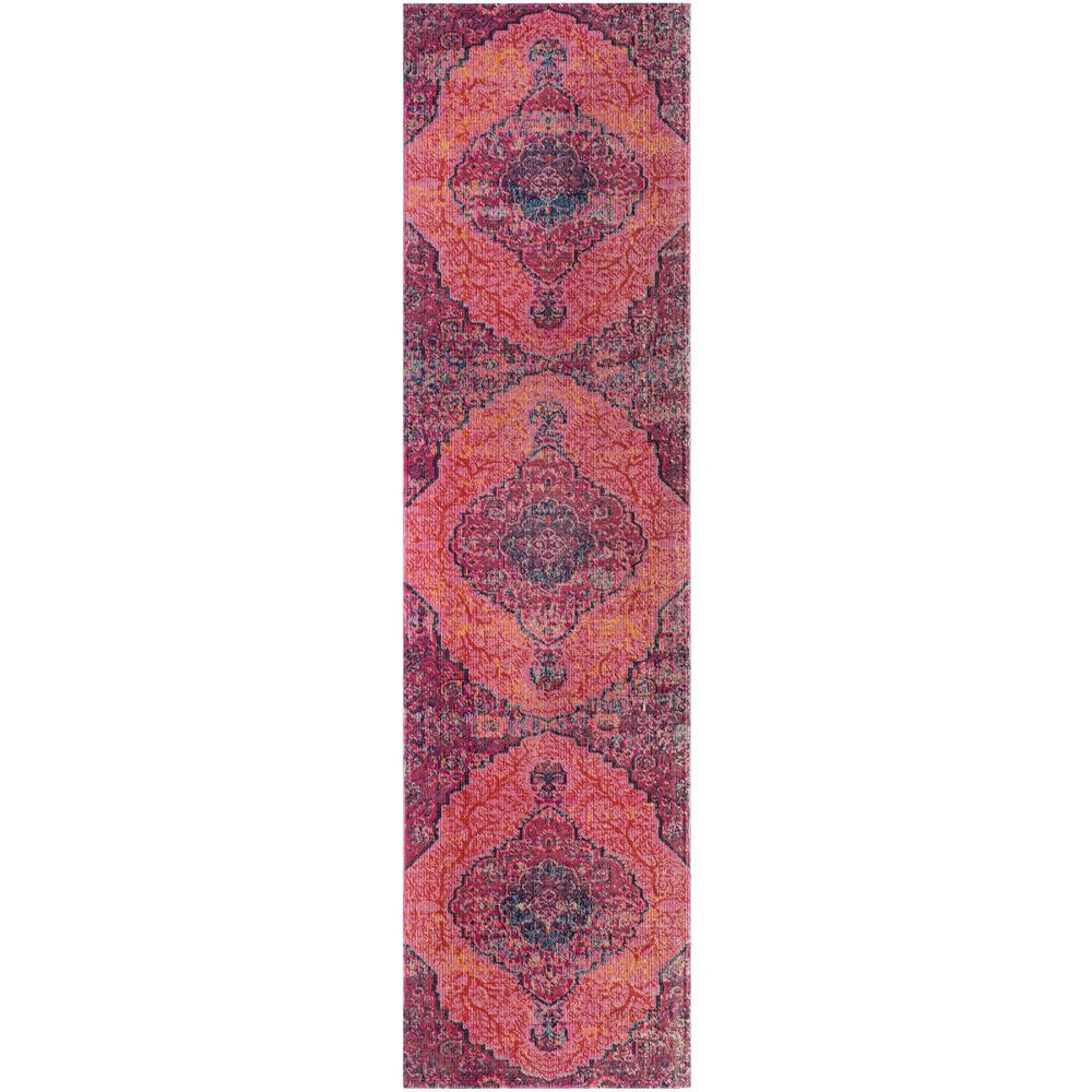 Safavieh Artisan Fuchsia/Multi 2 ft. 2 in. x 8 ft. Runner-ATN337F-28 - The Home Depot | Home Depot