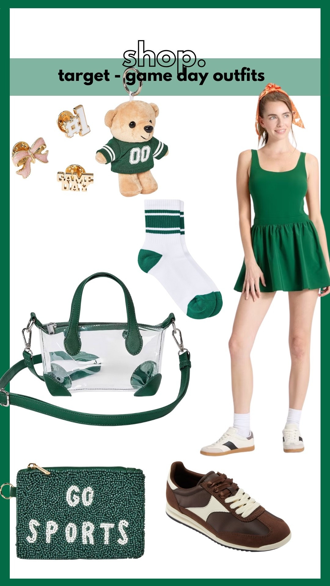 Target, Game day outfit, football game outfit, dress, bag charm, socks 

#LTKFindsUnder50 #LTKStyleTip #LTKautumn