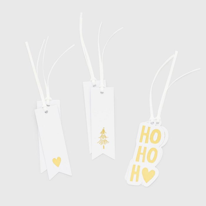 Ho Ho Heart Gift Tag Set 6ct - Sugar Paper™ | Target