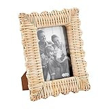 Mud Pie Woven Frame, Large, 5x7 | Amazon (US)