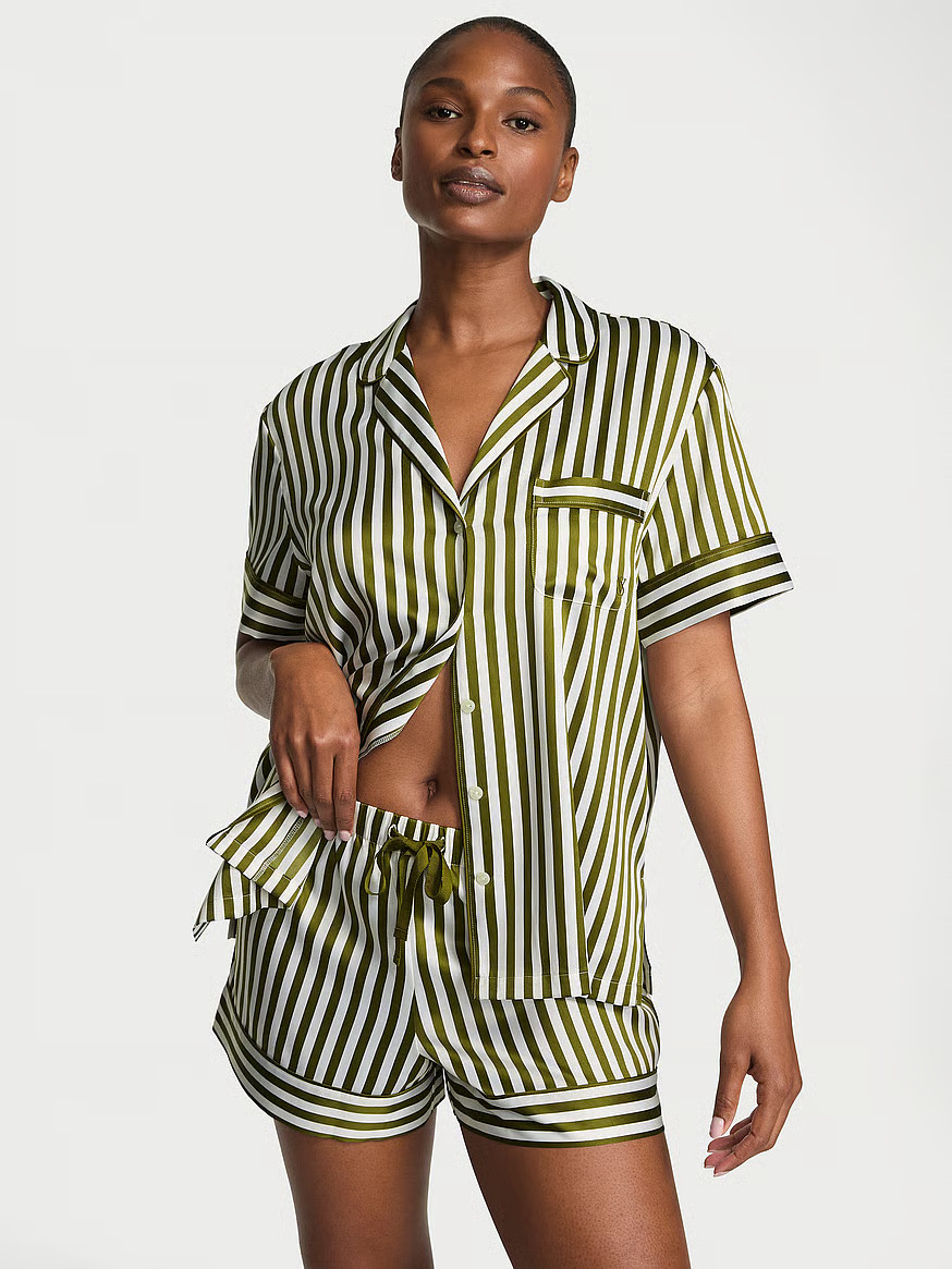 Glazed Satin Short Pajama Set | Victoria's Secret (US / CA )