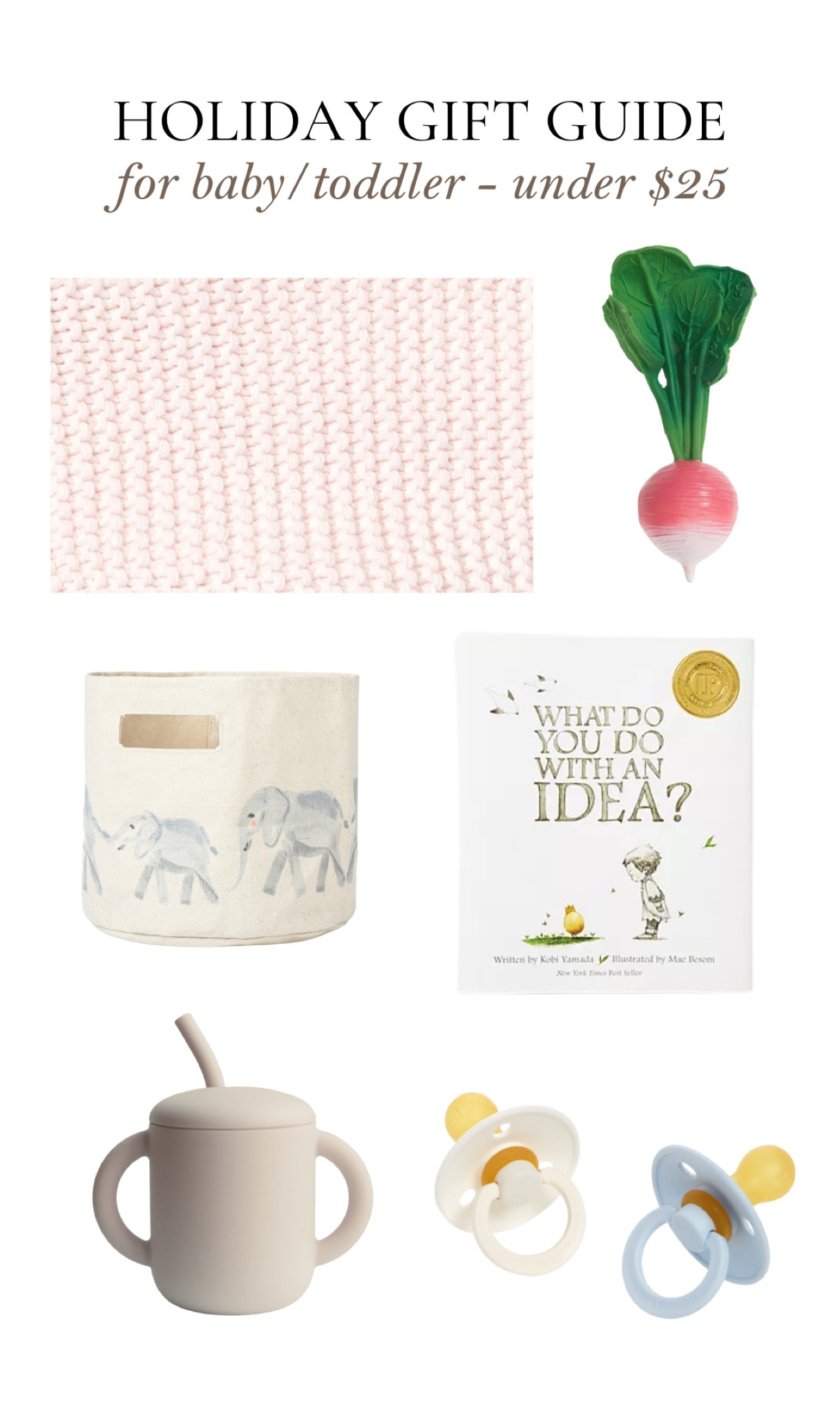 Gift guide - for baby/toddler under $25 