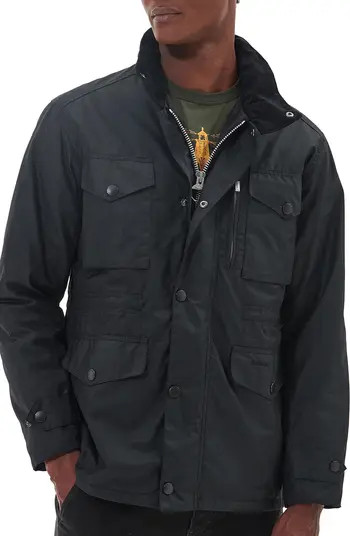 Sapper Regular Fit Weatherproof Waxed Cotton Jacket | Nordstrom