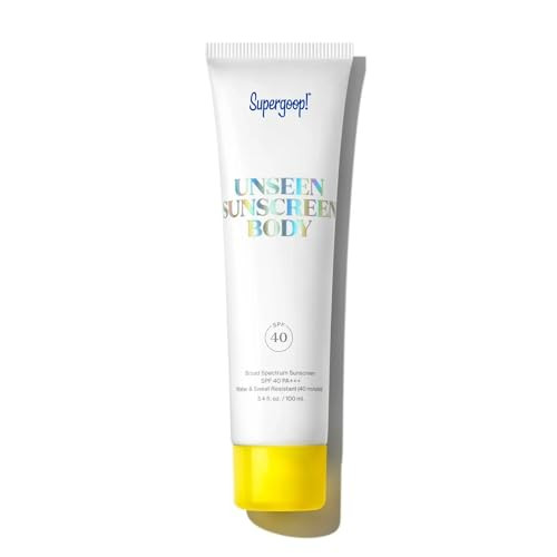 Supergoop! Unseen Sunscreen Body SPF 40 - Invisible Sun Protection - 3.4 fl oz - Weightless & Sce... | Amazon (US)