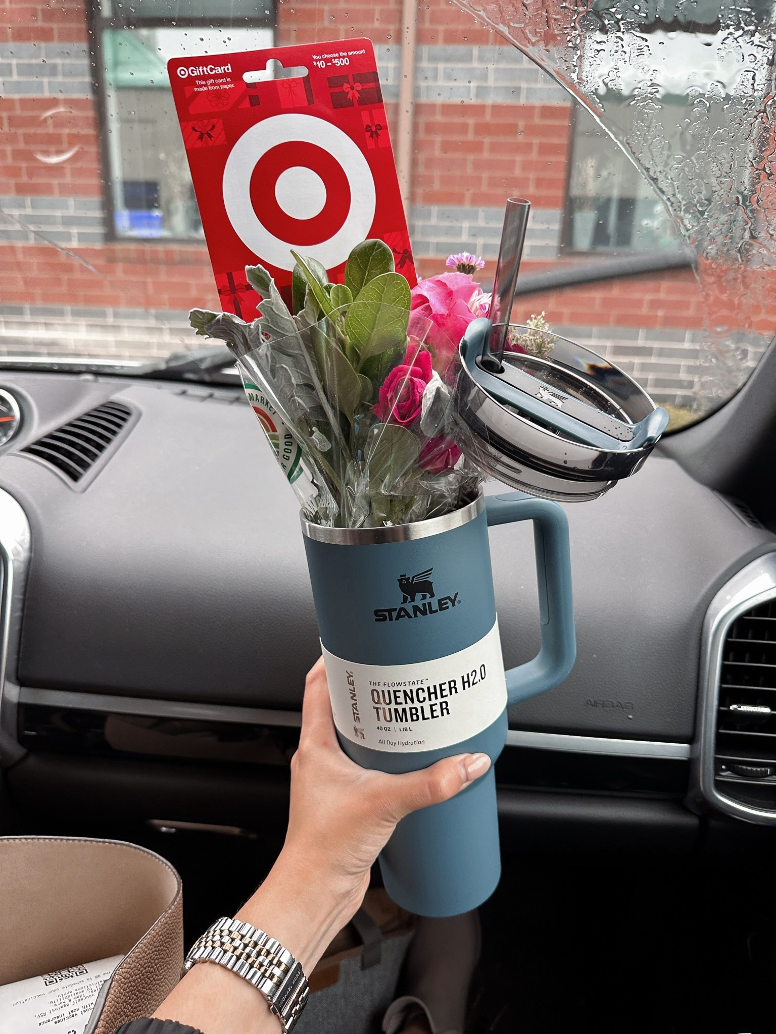 Teacher appreciation gift!! 💐🎯
We love our teachers so much they take such good care of the kids and are always coming up with fun learning ideas/crafts/activities!! I wanted to spoil them with a Stanley and these cute petite bouquets you can get at Whole Foods as a cute presentation for the Target gift card 🩷 

just put a little tissue paper on the bottom, then a plastic cup with a little water for the bouquet, tape the gift card to a skewer and pop it in! thank you to all the teachers!!! 


Teacher appreciation week, Mother’s Day gifts, teacher gifts, teacher appreciation gifts, teacher appreciation, gift ideas, teacher gift guide, gift guide, Mother’s Day gift guide, get well soon, thinking of you

#LTKGiftGuide #LTKKids