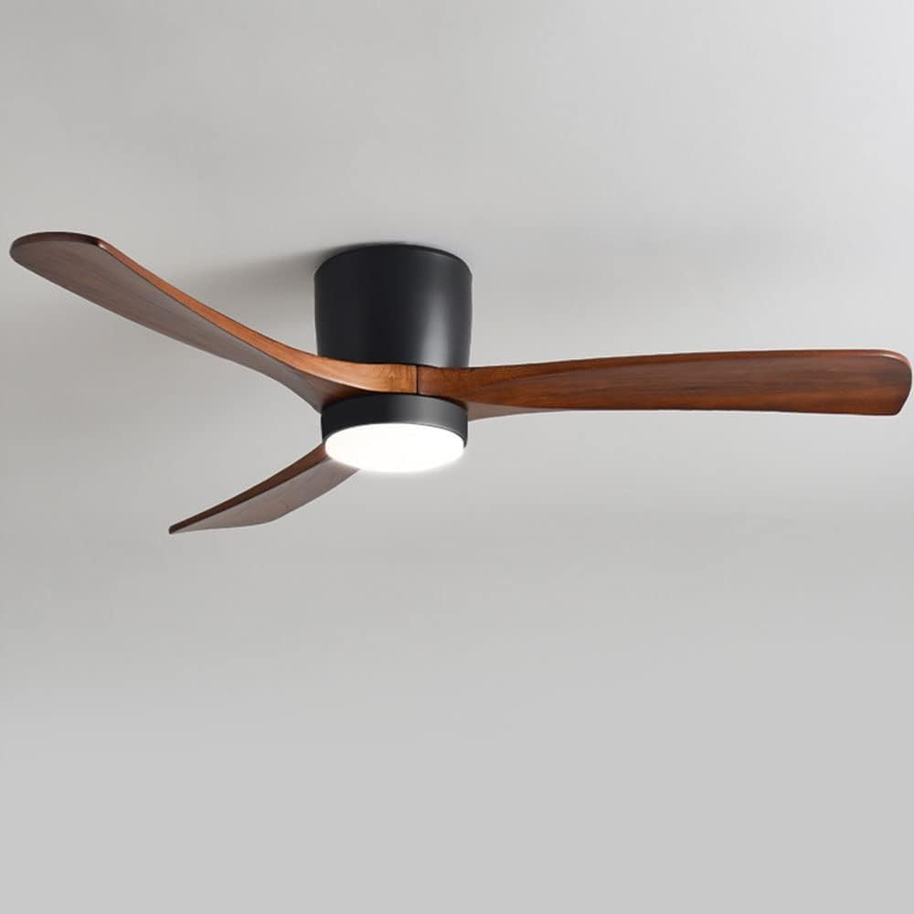36" Ceiling Fan with Light, Remote Control, Indoor Flush Mount Wood Modern Ceiling Fan for Bedroo... | Amazon (US)