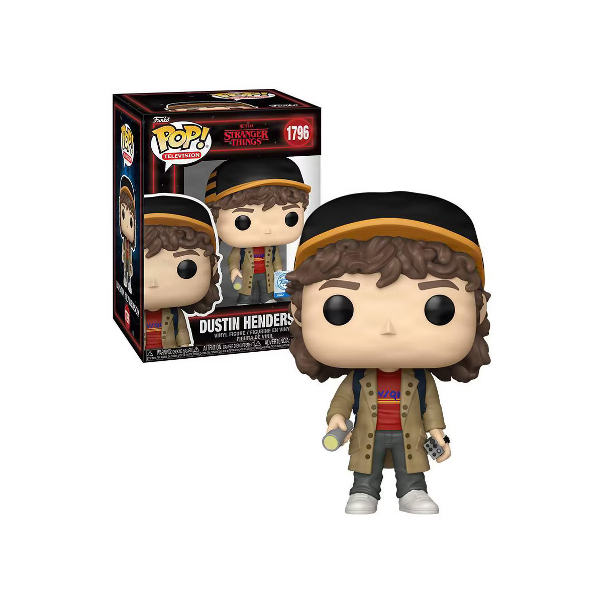 Funko POP! Television: Netflix Stranger Things - Dustin Henderson Vinyl Figure #1796 (Target Excl... | Target