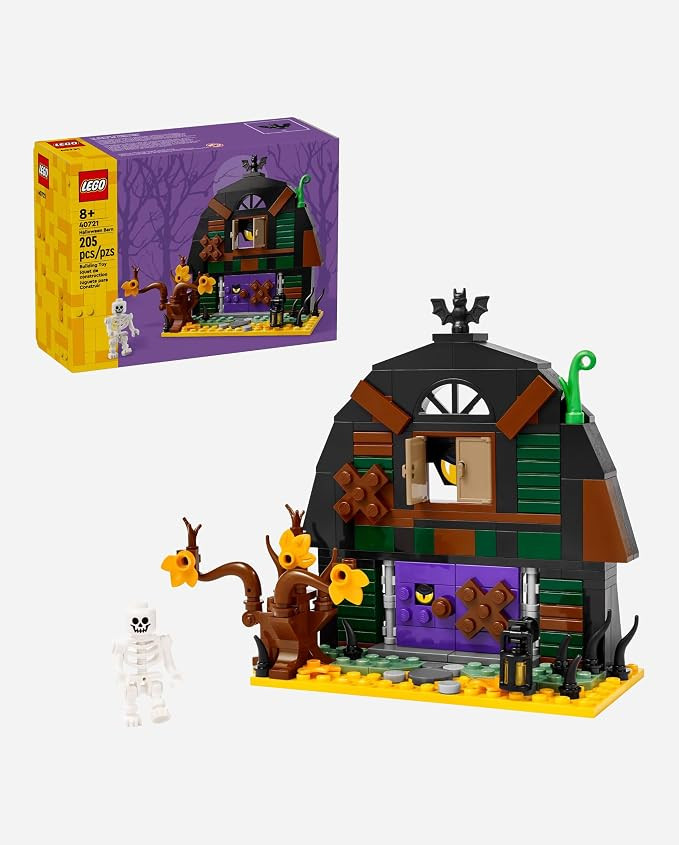 LEGO Halloween Barn Building Toy - Room Decor & Pretend Play Set for Boys & Girls, Ages 9+ - Hall... | Amazon (US)