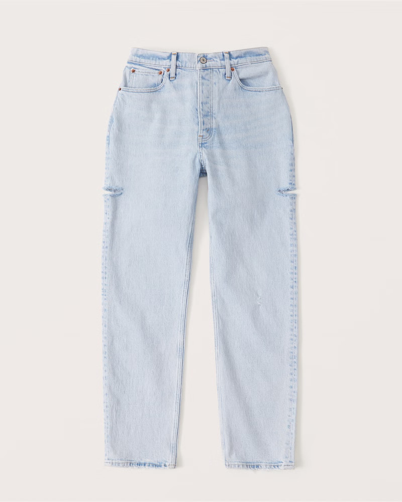 Curve Love High Rise Dad Jean | Abercrombie & Fitch (US)