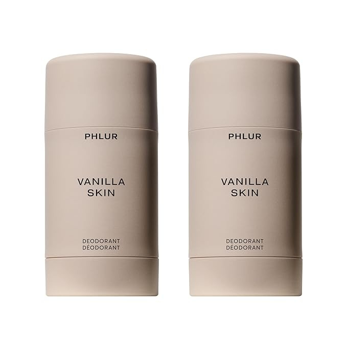 PHLUR Vanilla Skin Deodorant Duo - Natural 48 Hour Odor Protection - Baking Soda Free & Aluminum ... | Amazon (US)