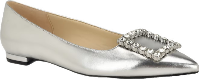 Nine West Women's Jesike Buckle Slip-On Flats - Macy's | Macy's