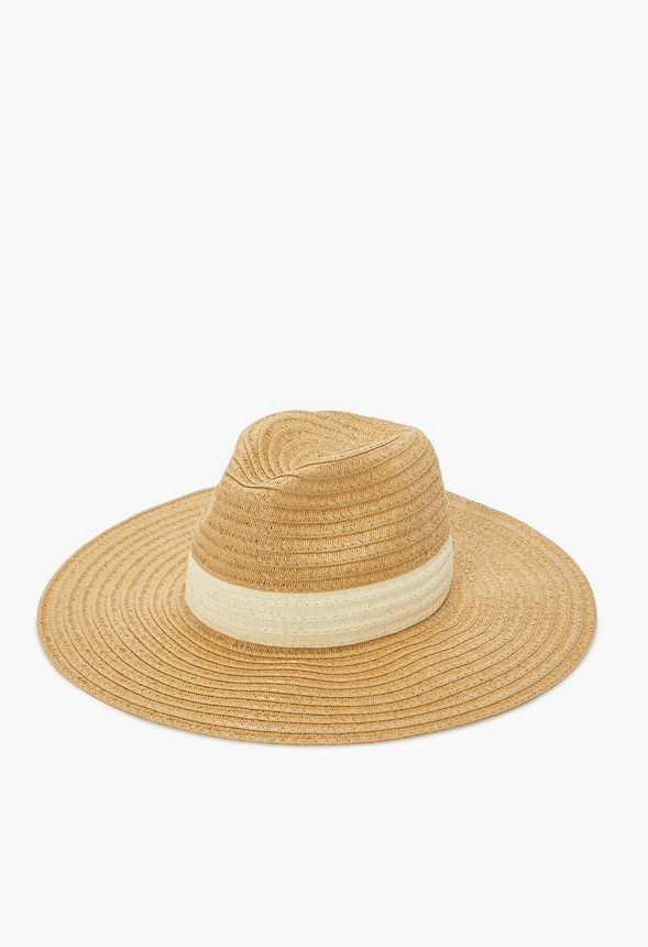 Two Tone Straw Hat | JustFab