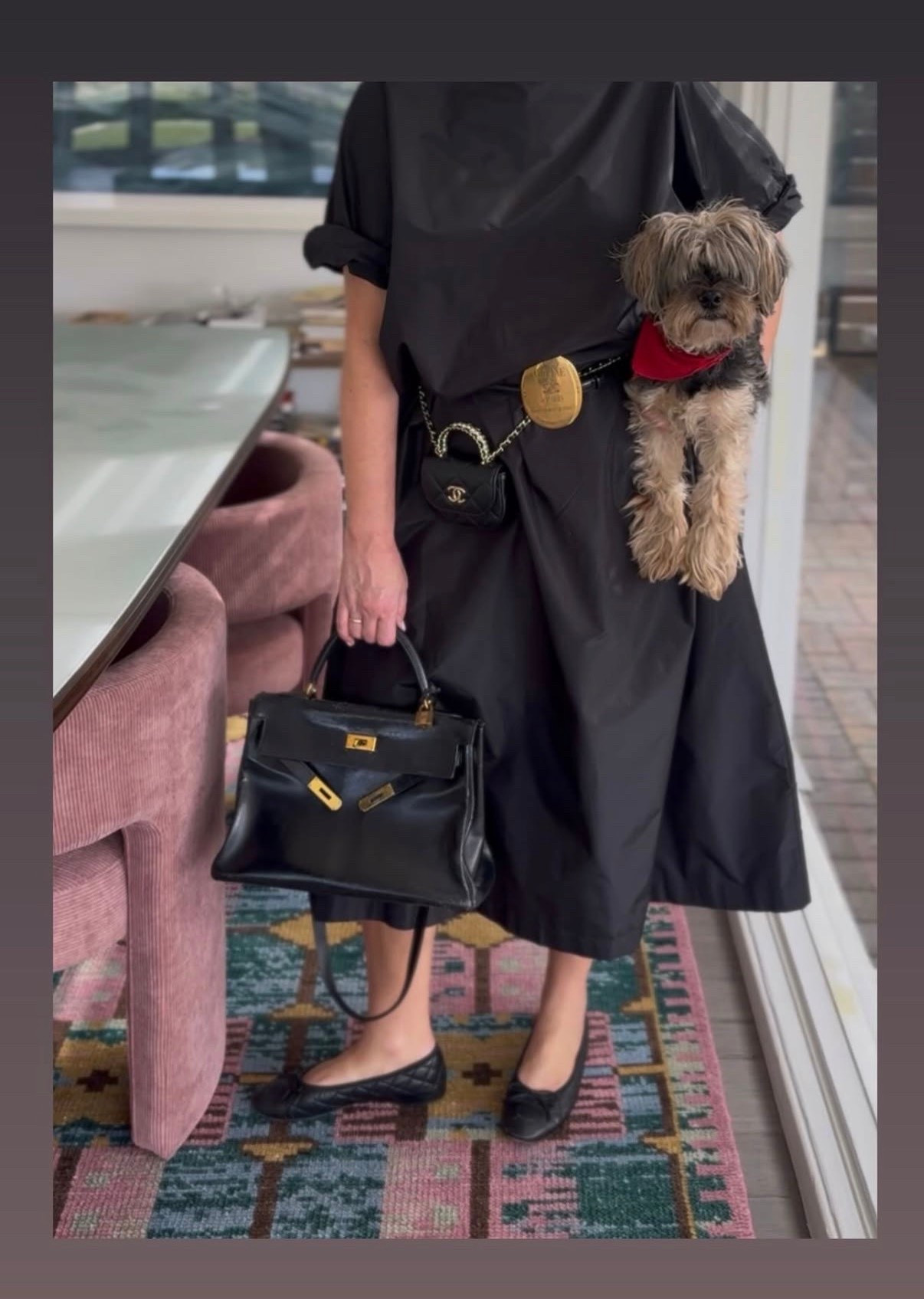 Close up OOTD…yes the dog is a part of it!! 

#LTKootd
