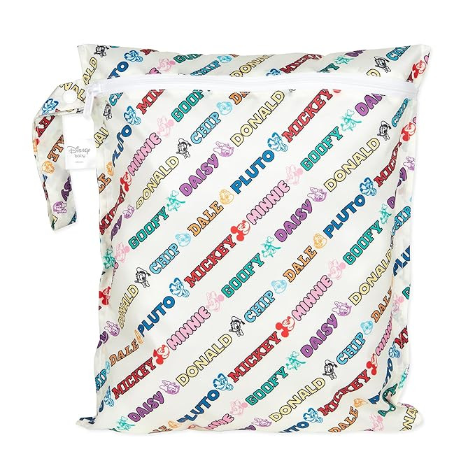 Bumkins Disney Waterproof Wet Bag for Baby, Travel, Swim Suit, Cloth Diaper, Pump Parts, Pool, Be... | Amazon (US)