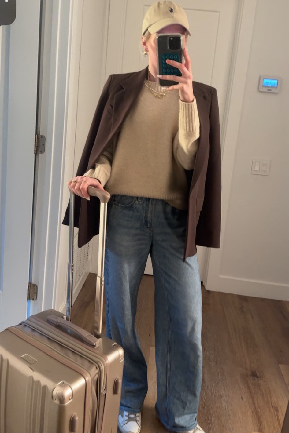 Today’s travel fit. I’m currently obsessed with the rag and bone sweatpants jeans !! I took an xs 

#LTKWorkwear #LTKSeasonal