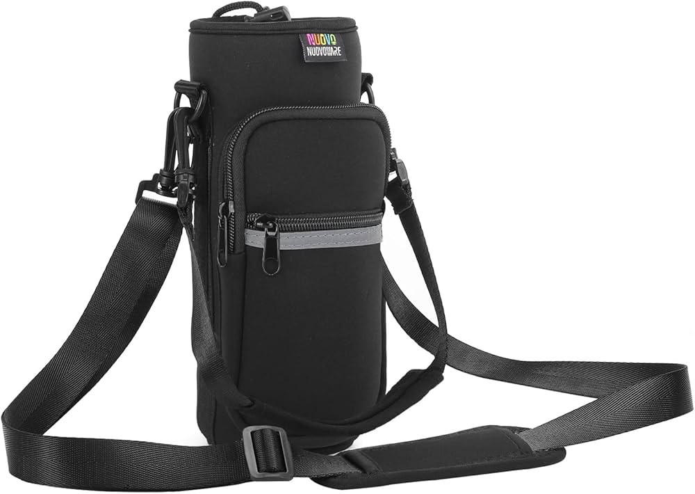 Nuovoware Water Bottle Carrier Bag, 25oz/32oz Bottle Pouch Holder, Adjustable Shoulder Hand Strap... | Amazon (US)