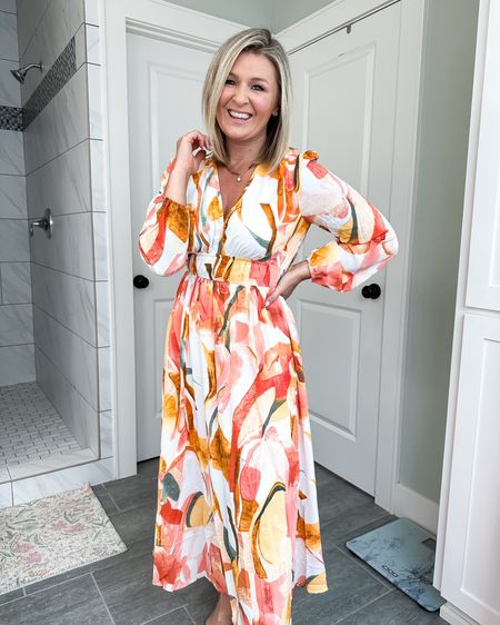 This dress is so perfect for Spring and summer. I love the watercolor look and the shades are beautiful. It’s lightweight and lined to the knee. 

#LTKFindsUnder50 #LTKSeasonal #LTKStyleTip