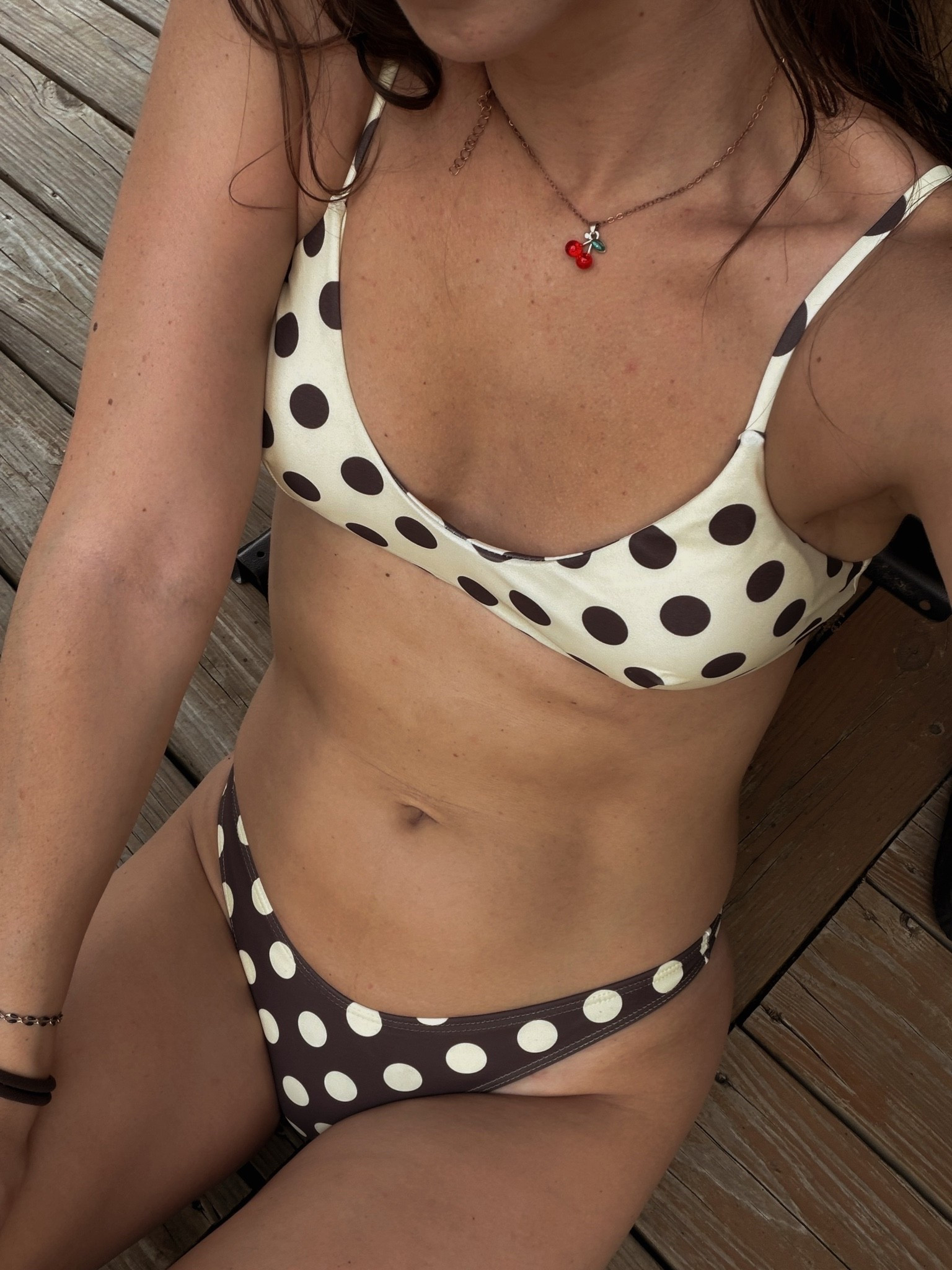 This brown and cream polka dot bikini is the definition of effortless European summer style. Featuring a classic scoop bikini top and matching bottoms, this timeless swimwear look is perfect for beach vacations, lake days, pool parties, tropical getaways, and resort weekends. The neutral brown color paired with playful polka dots creates a chic old money summer aesthetic that's easy to style with linen cover-ups, gold jewelry, and oversized sunglasses. Save this swimwear inspiration for your next vacation.

This brown and cream polka dot bikini is the definition of effortless European summer style. Featuring a classic scoop bikini top and matching bottoms, this timeless swimwear look is perfect for beach vacations, lake days, pool parties, tropical getaways, and resort weekends. The neutral brown color paired with playful polka dots creates a chic old money summer aesthetic that's easy to style with linen cover-ups, gold jewelry, and oversized sunglasses. Save this swimwear inspiration for your next vacation.

#LTKdayinmylife #LTKgrwm #LTKootd