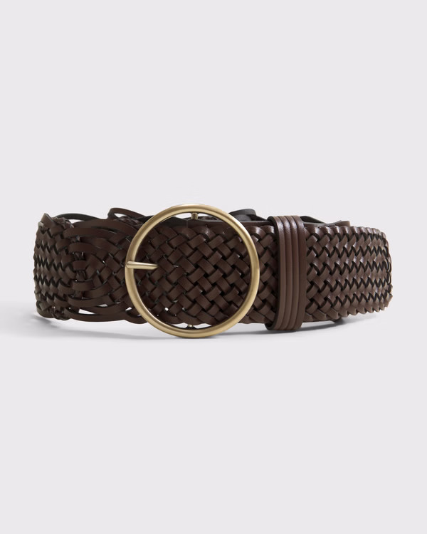 Wide Braided Belt | Abercrombie & Fitch (US)