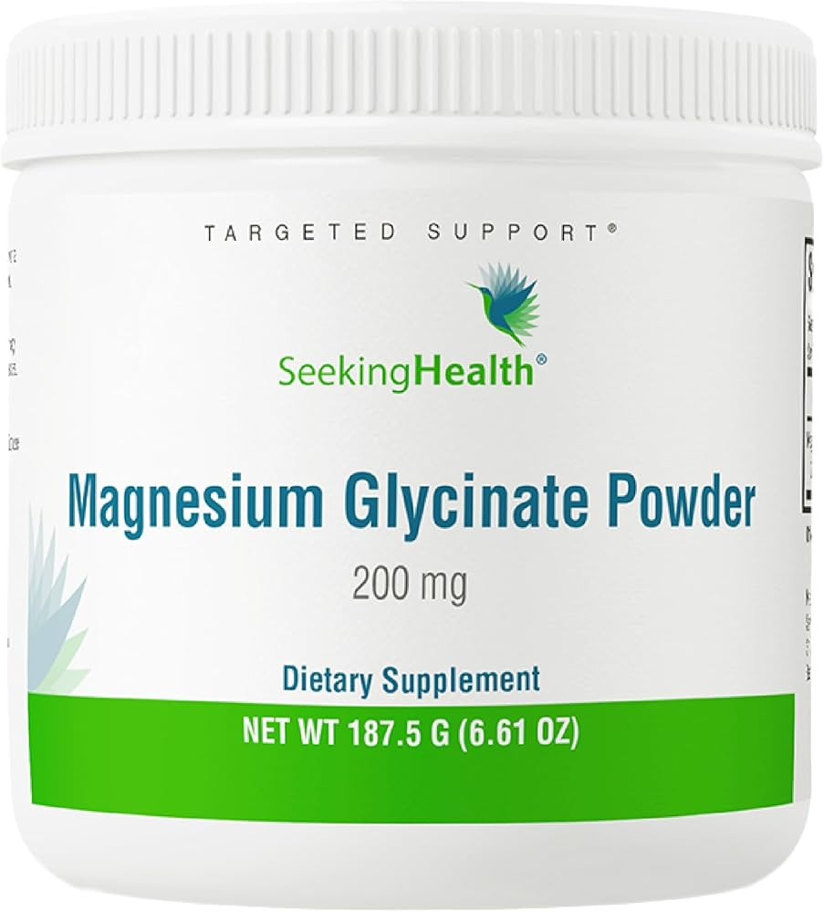 Seeking Health Magnesium Glycinate Powder, 200 mg per Serving, Bioavailable Bisglycinate Chelate,... | Amazon (US)