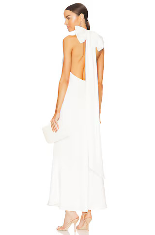 MISHA x REVOLVE Evianna Satin Gown in Ivory from Revolve.com | Revolve Clothing (Global)