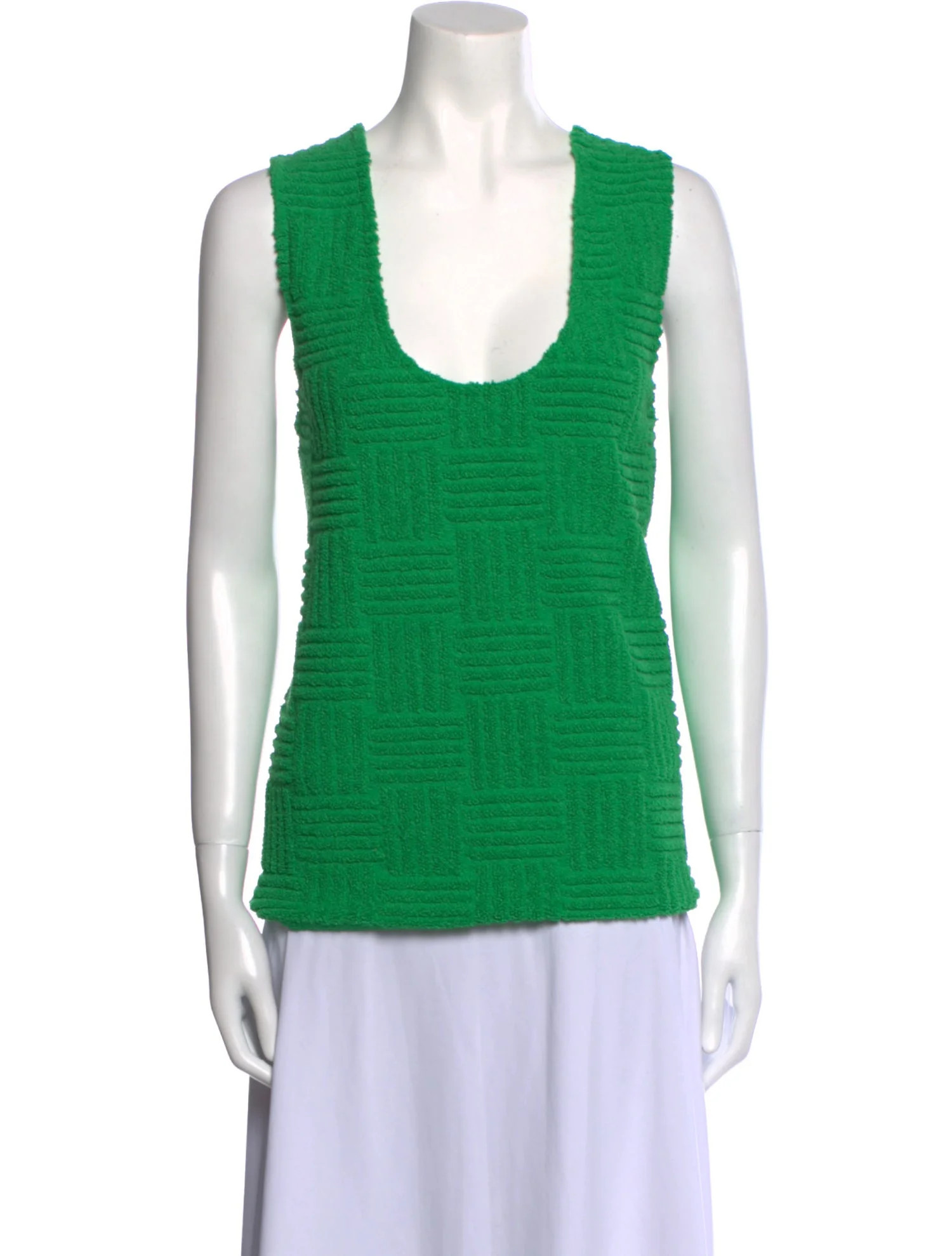 Scoop Neck Sleeveless Top w/ Tags | The RealReal