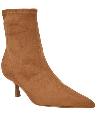 Women's Yanka Pointed Toe Kitten Heel Dress Booties | Macy's