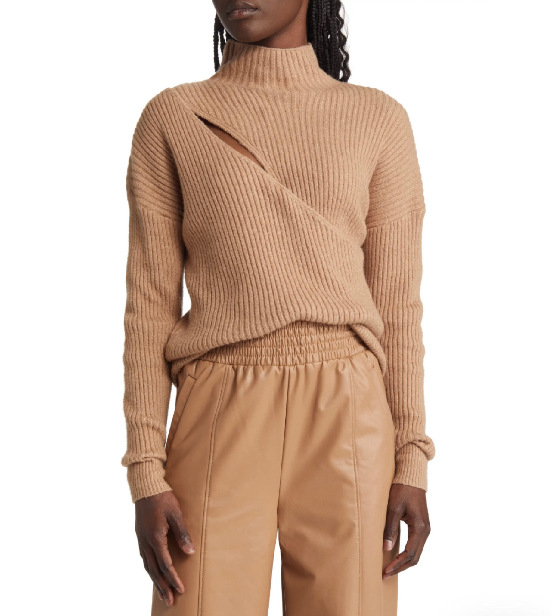 Sweater 
Faux leather pants 

#LTKunder100 #LTKSeasonal #LTKstyletip