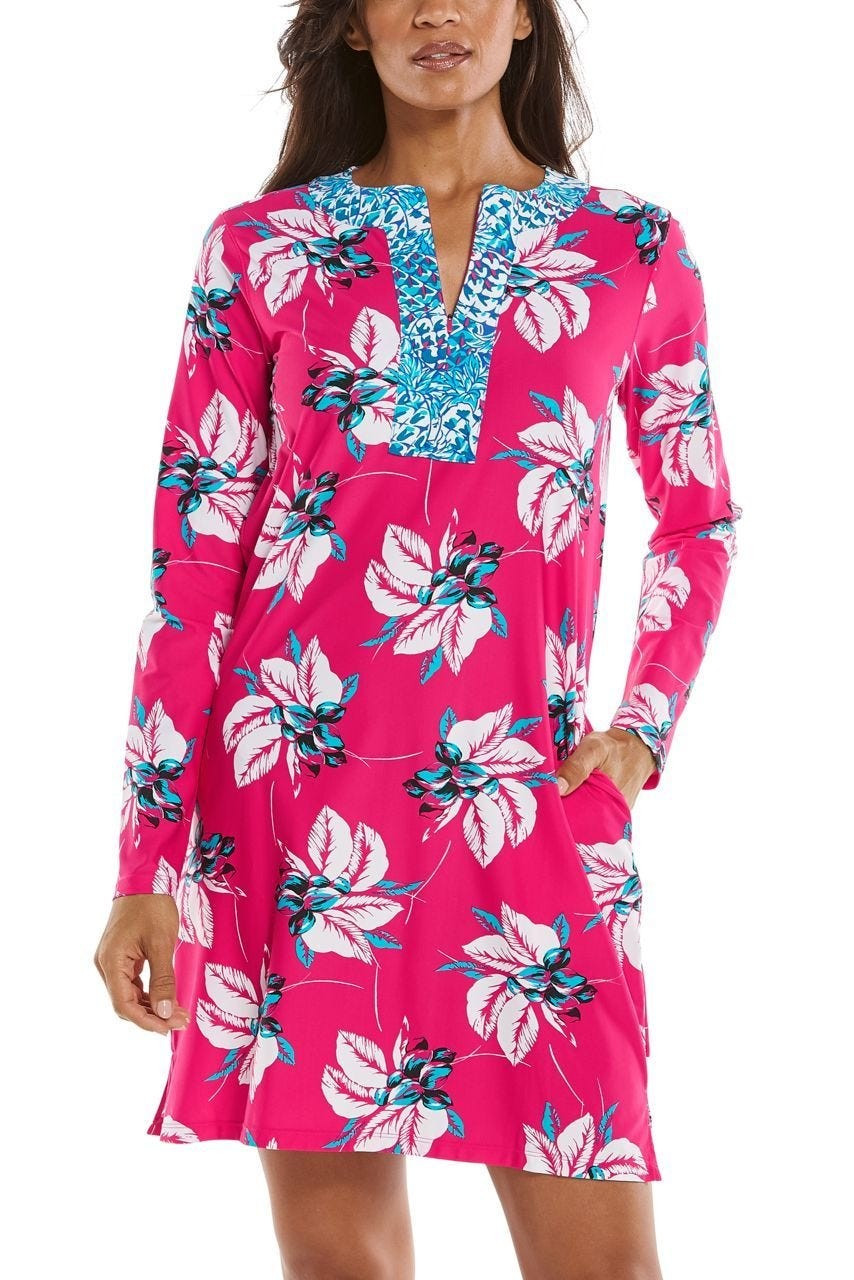 Women's Shoreside Swim Cover-Up Dress UPF 50+ | Coolibar