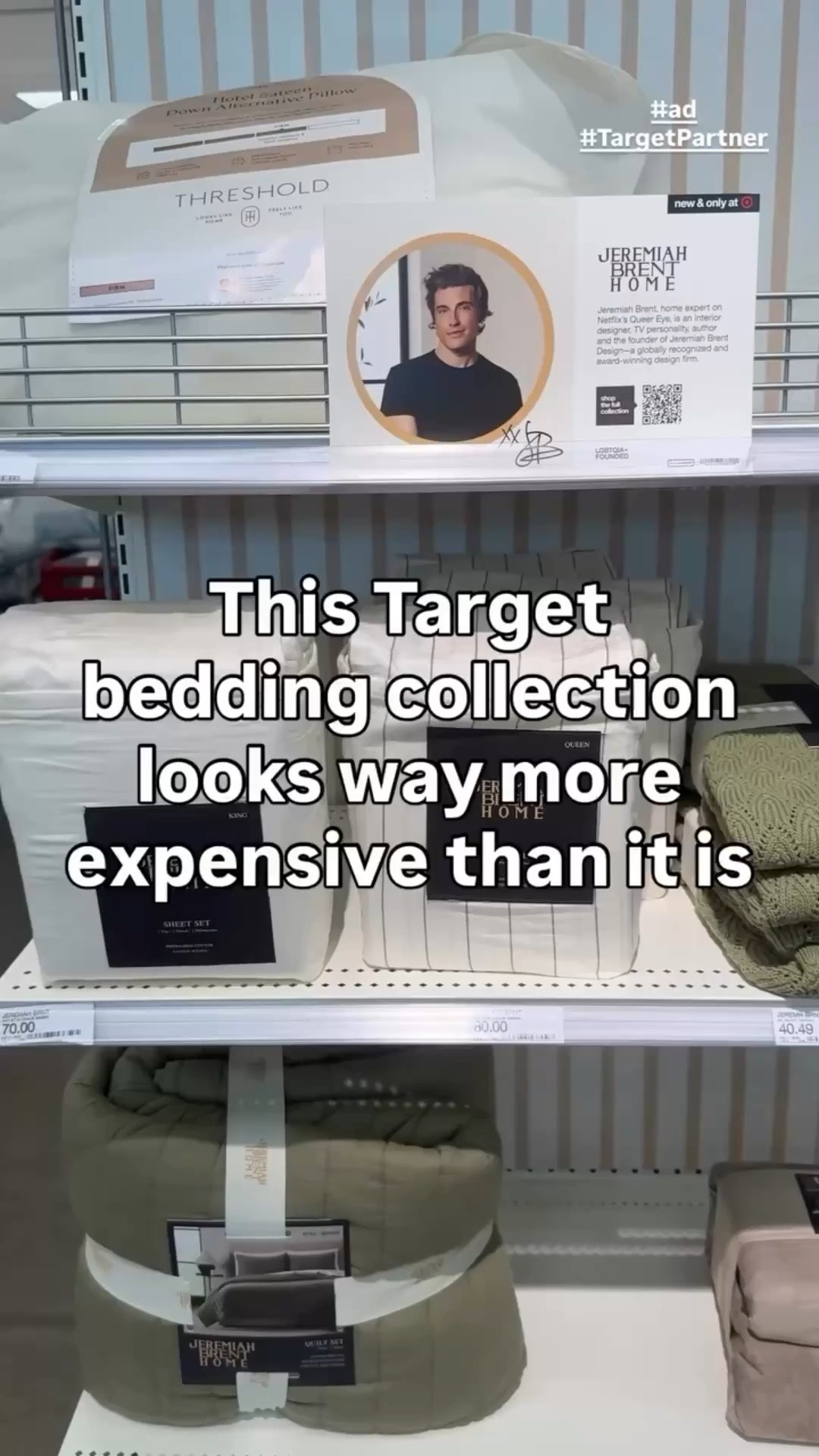 If your bedroom feels off and you don’t know why this is the easiest way to fix it @target #ClubTarget #TargetHomeStyle #TargetPartner

The Jeremiah Brent Home collection at Target is full of pieces that instantly make your space feel calmer, more elevated, and put together. The bedding, throw blankets, and decorative pillows are designed to layer together so you can create a cozy neutral bedroom without overthinking it.

Why this collection is worth it
• makes your bedroom look styled with minimal effort
• neutral tones that match any decor style
• adds texture so your space feels warm not flat
• affordable way to get a designer inspired bedroom look
• easy to mix with pieces you already own

This is the kind of Target home decor that helps you create a space that feels relaxing at the end of the day but still looks aesthetic and intentional.

If you’re into Target home decor, affordable bedding, cozy bedroom ideas, neutral bedroom styling, and designer inspired home finds, this is a collection you’ll keep coming back to.

Save this and follow @sparklinginstyle for Target finds that make getting dressed and decorating easier.

#targethome #targetfinds bedroomdecor homedecorideas affordabledecor

jeremiah brent home collection target, target bedding collection, affordable bedding sets target, neutral bedroom decor ideas, cozy bedroom styling, target home decor finds, designer inspired bedding target, throw blankets target, decorative pillows target, target bedroom refresh