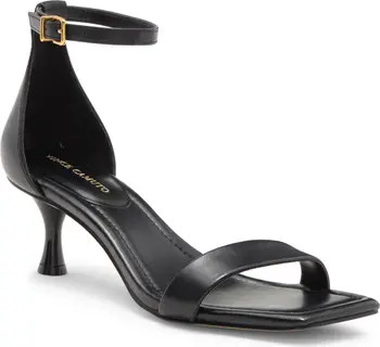 Vinkely Square Toe Kitten Heel Sandal (Women) | Nordstrom Rack