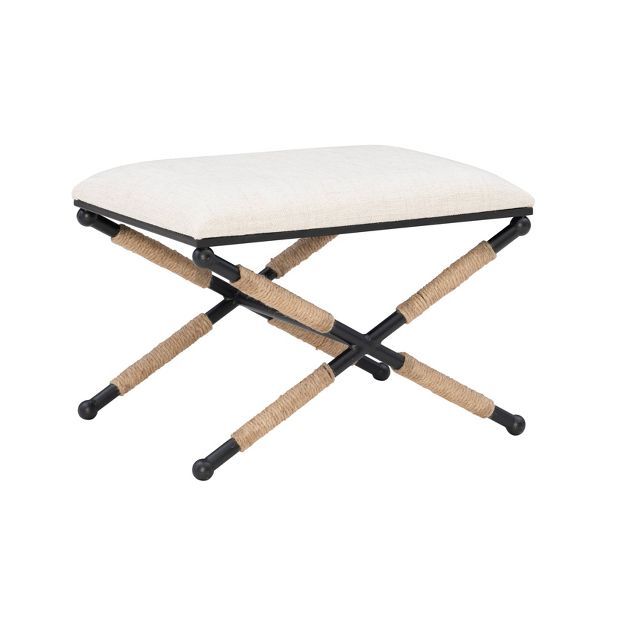 Ashburn Campaign Accent Stool - Linon | Target