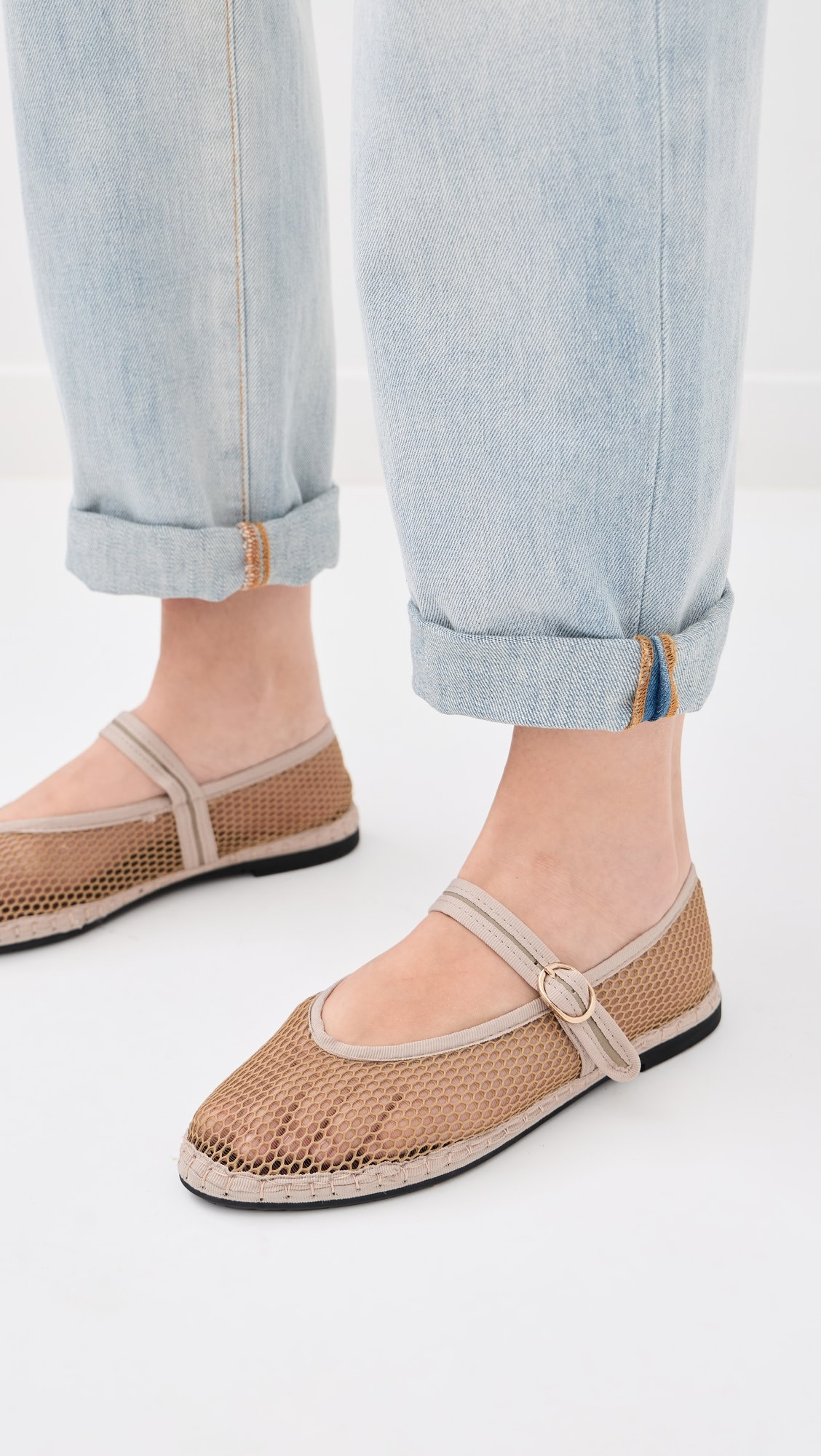 Isabella Mesh Mary Jane Flats | Shopbop