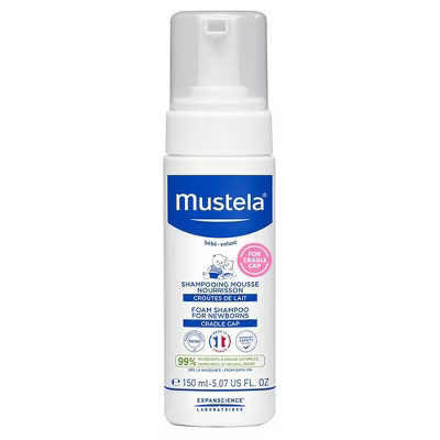 Mustela Newborn Baby Foam Shampoo for Cradle Cap - 5.07 fl oz | Target