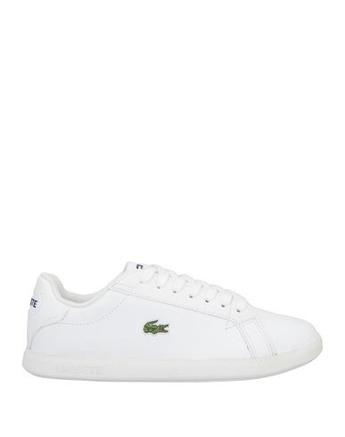 Lacoste Woman Sneakers White Size 6 Leather, Rubber | YOOX (US)