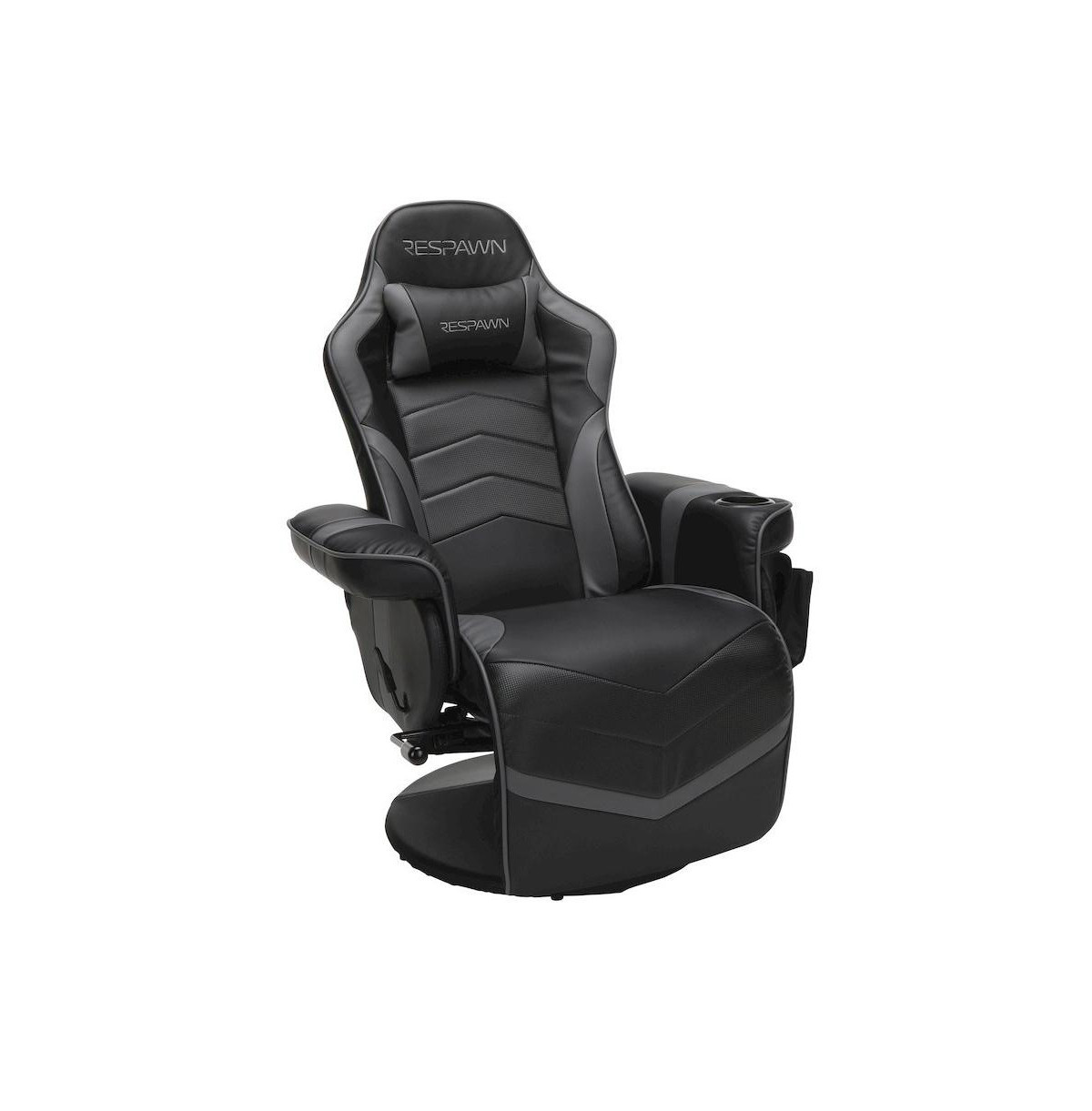 Respawn Reclining Gaming Chair with Footrest, Gaming Chair Recliner - Grey - Grey | Macy's