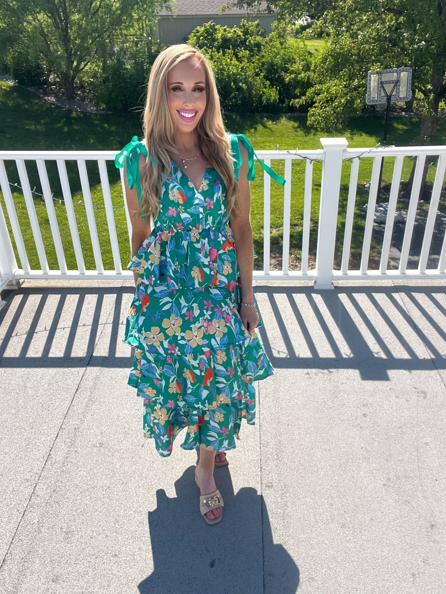 Gorgeous green floral maxi dress🌸🌸

#LTKmomlife #LTKootd #LTKdayinmylife
