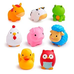 Munchkin® Farm™ Animal Squirts Baby Bath Toy, 8 Pack | Amazon (US)