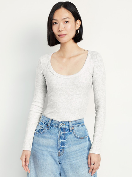 Snug Scoop-Neck T-Shirt | Old Navy (US)