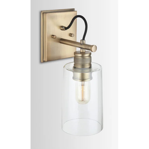 Consuelo Glass 1-Light Armed Sconce | Wayfair North America