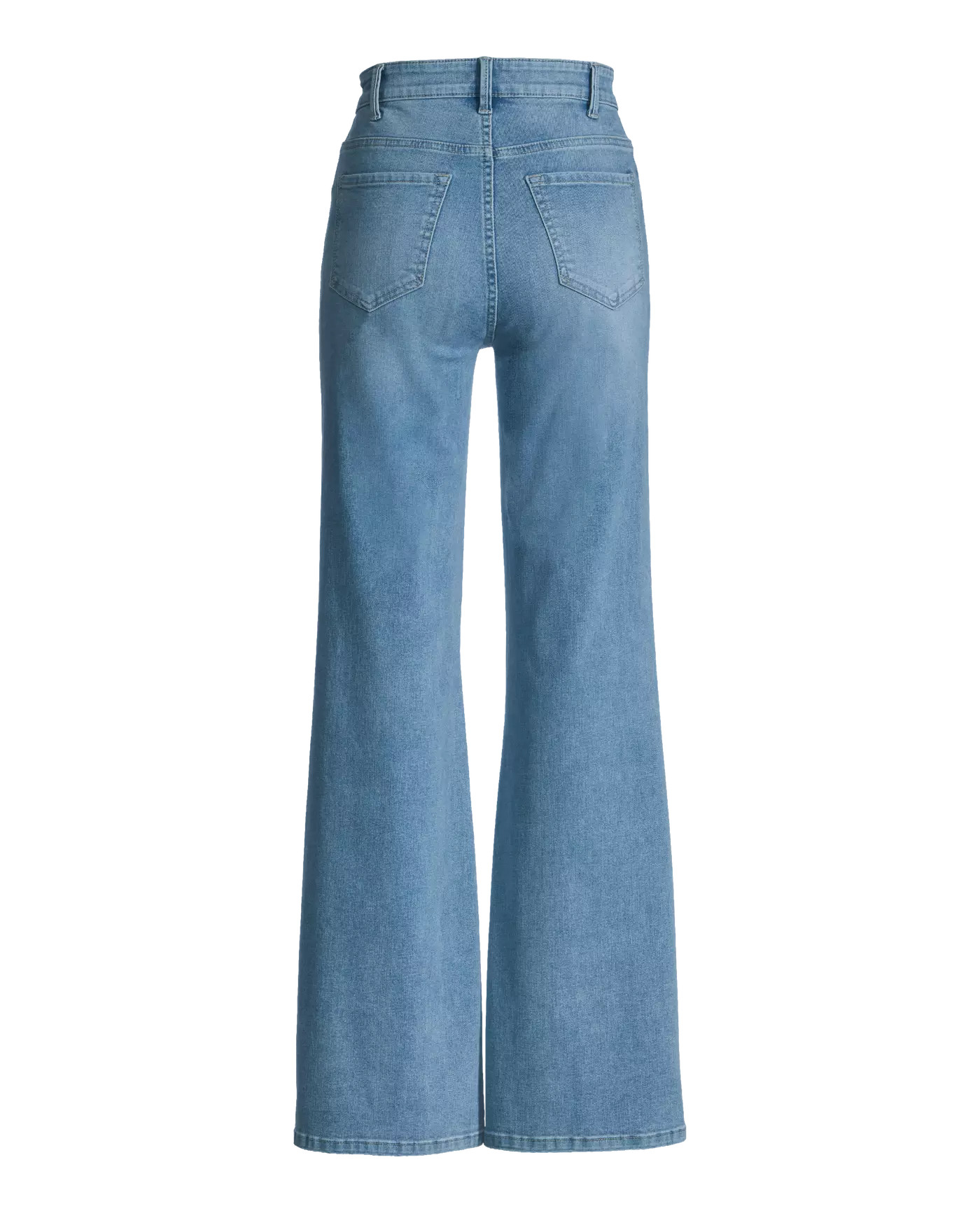 Malibu High-Rise Wide Leg Jean - Light Wash | Boston Proper | Boston Proper
