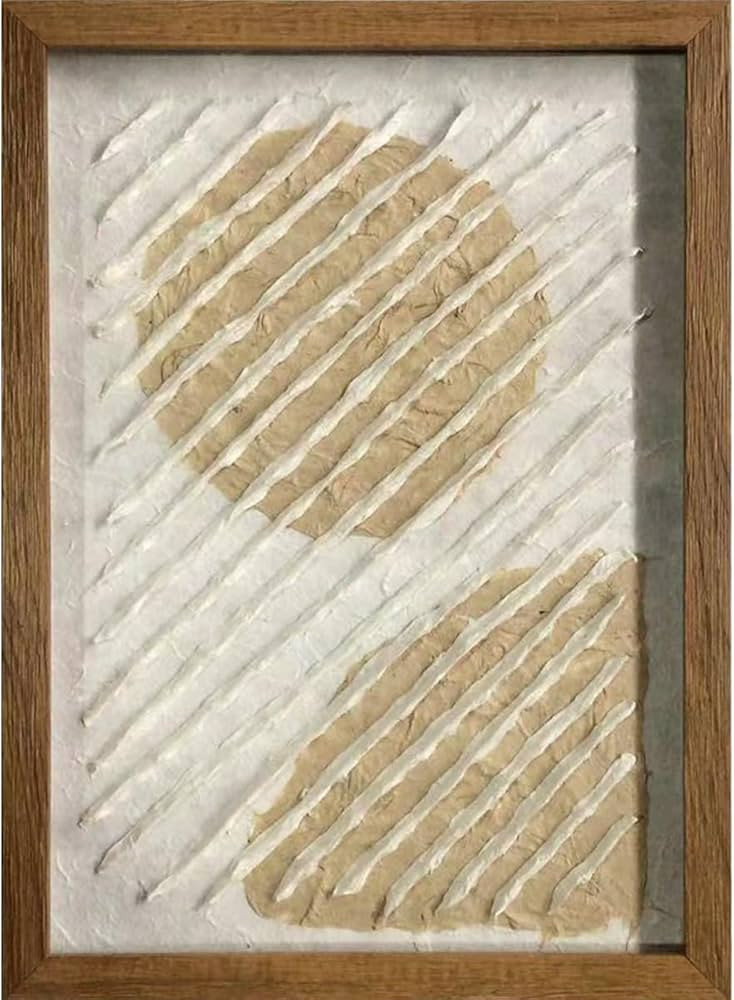 Rice Paper Framed Wall Art Western Decor Wall Hanging,3d Abstract Modern Aesthetic Farmhouse Hand... | Amazon (CA)