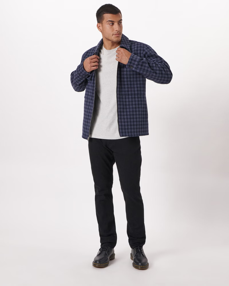 Exchange Color / Size
		
		
				
			


  
						Zip Shirt Jacket | Abercrombie & Fitch (US)