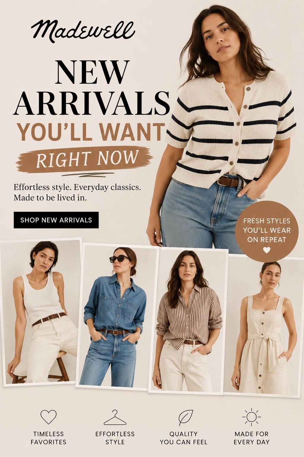 Madewell new arrivals are so good right now 🤎✨ Easy pieces you can throw on and wear all season long — especially loving the effortless denim and neutral looks.

#Madewell #MadewellStyle #NewArrivals #EverydayStyle #CasualChic #SpringFashion #DenimStyle #LTKFashion #EffortlessStyle #WardrobeStaples

#LTKootd