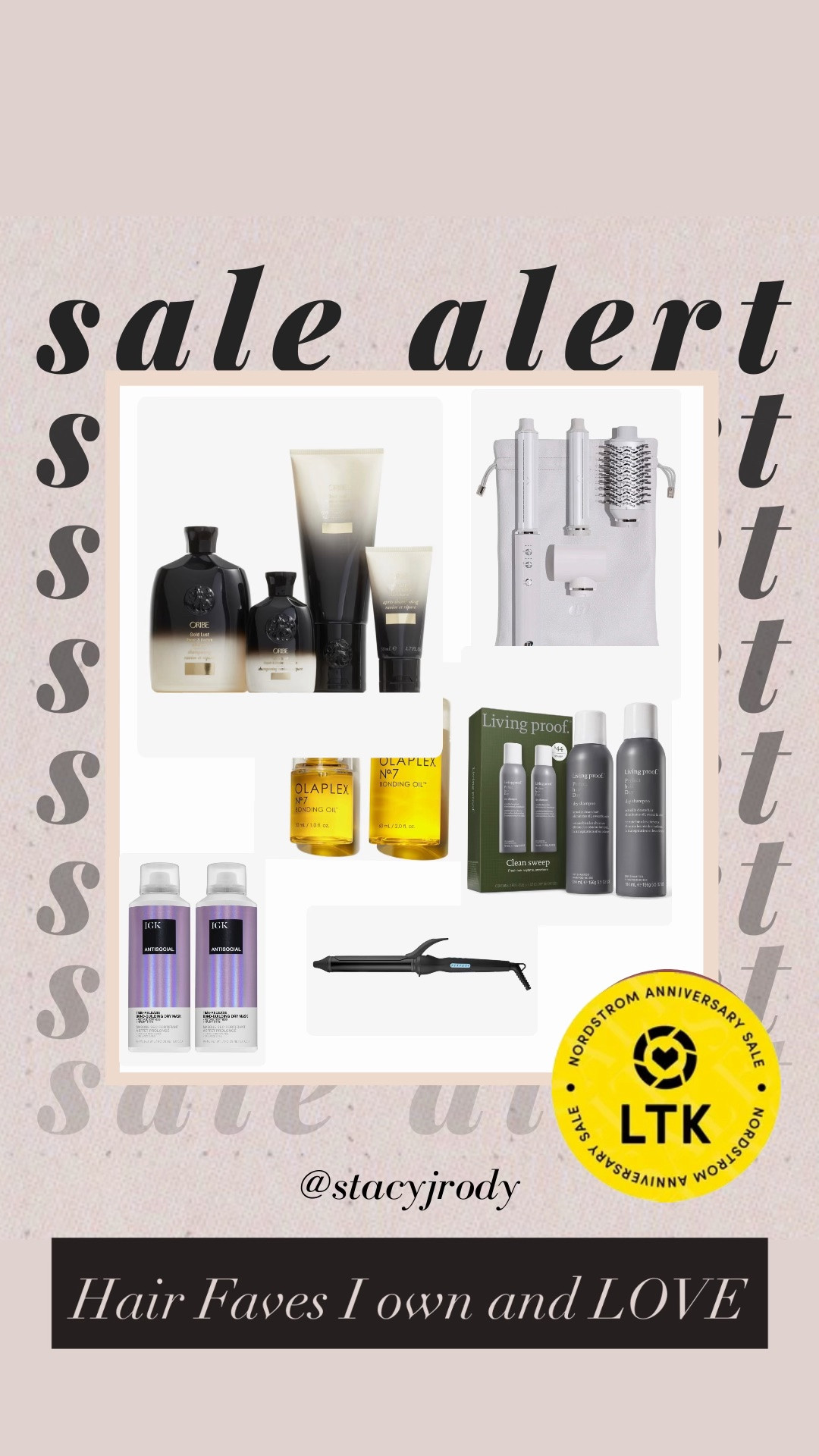 Hair favorite on the NSale 
Nordstrom Anniversary Sale 
Oribe set 
Bonding mask to help with frizz before bed or in the morning 
Olaplex bonding oil 
OG dry shampoo 
Long barrel curling iron Sam is obsessed with 
My favorite blow dry tool ever is $100 off

#LTKSaleAlert #LTKBeauty #LTKOver40
