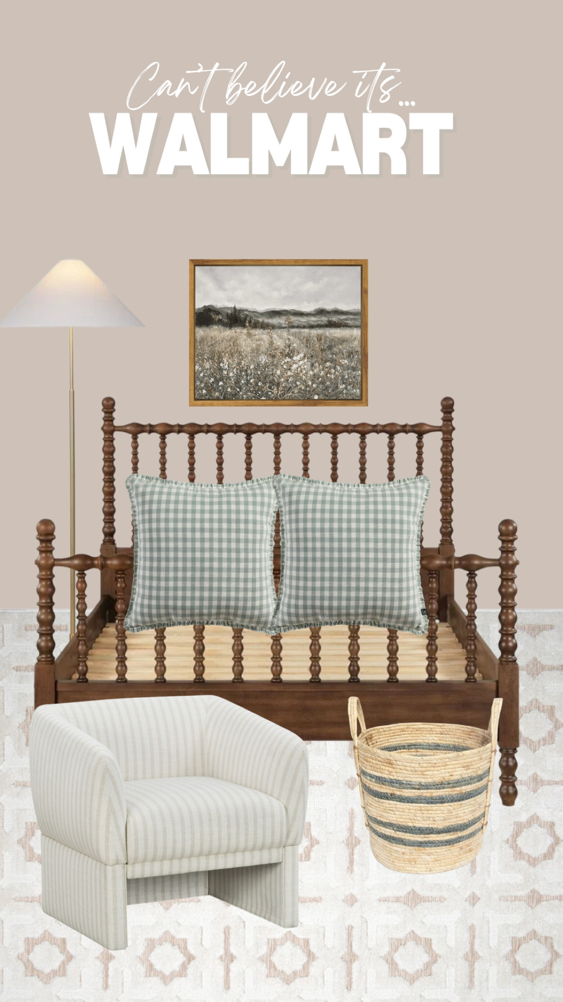 Can’t believe it’s Walmart! This bed is gorgeous and loving these new chairs!

THEBLOOMINGNEST Walmart bed art lamp rug chair pillows 

#LTKSeasonal #LTKStyleTip #LTKHome