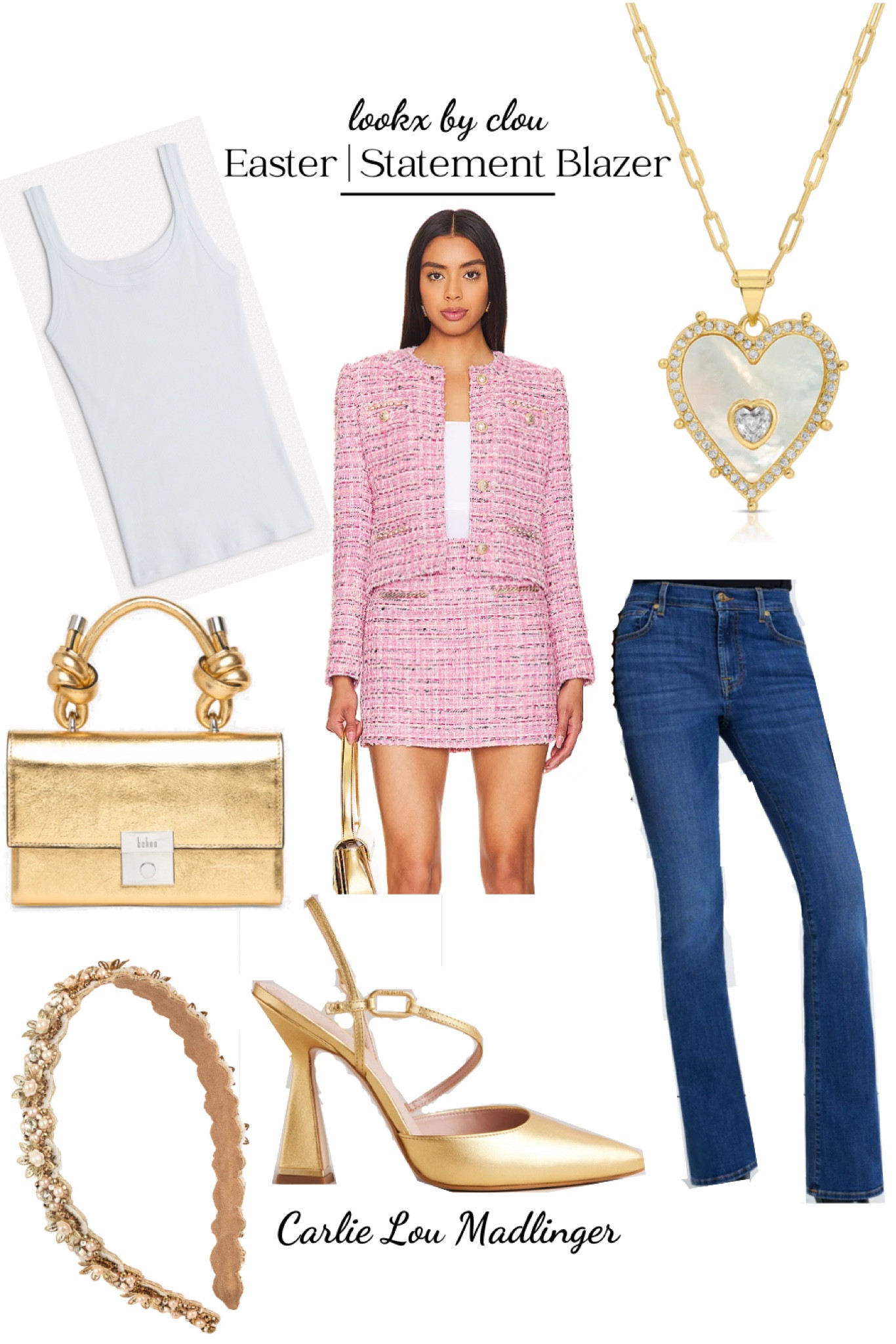 Blazers are best for Easter and beyond ✨ this pink tweed can be styled with a skirt or jeans for ease 💖

#LTKstyletip #LTKsalealert #LTKshoecrush