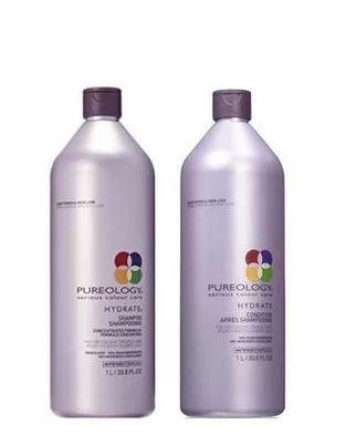 ($138 Value) Pureology Hydrate Shampoo And Conditioner Liter Set, 33.8 Fl Oz | Walmart (US)