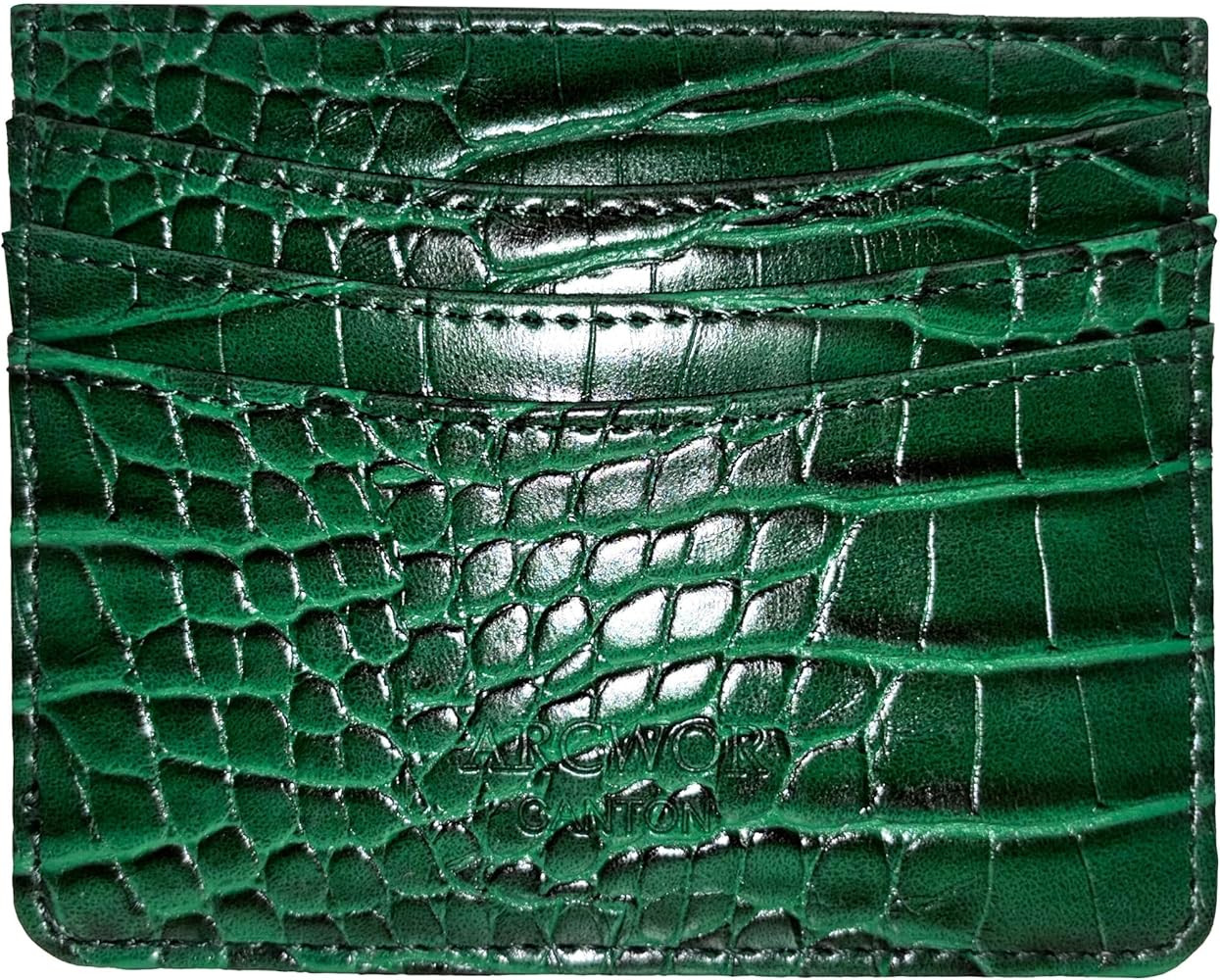 Slim Wallet Minimalist Front Pocket RFID Blocking Men and Women Leather Wallets | Amazon (US)