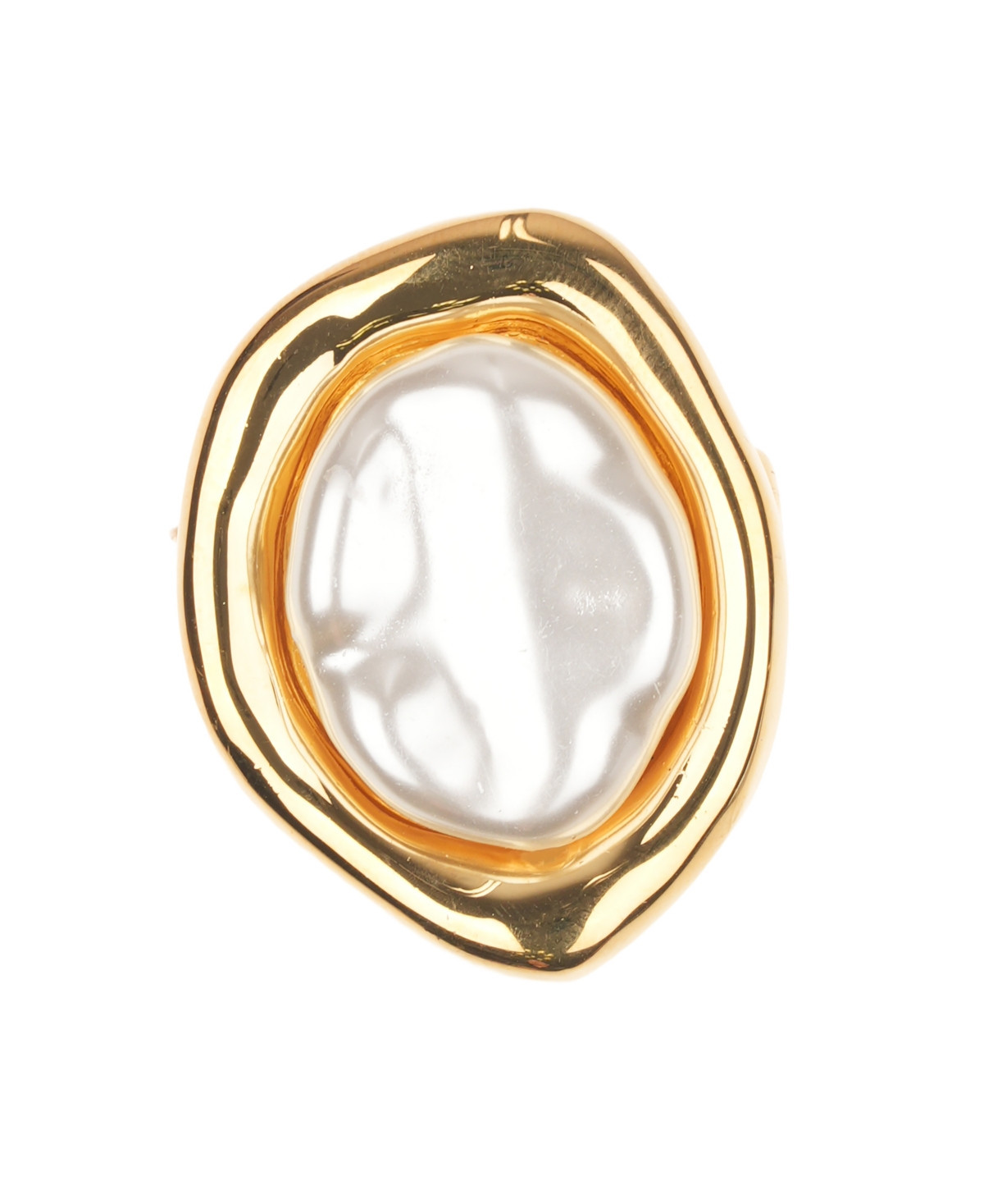 Bespoke Fashion Baroque Imitation Pearl Brooch - Gold | Macy's